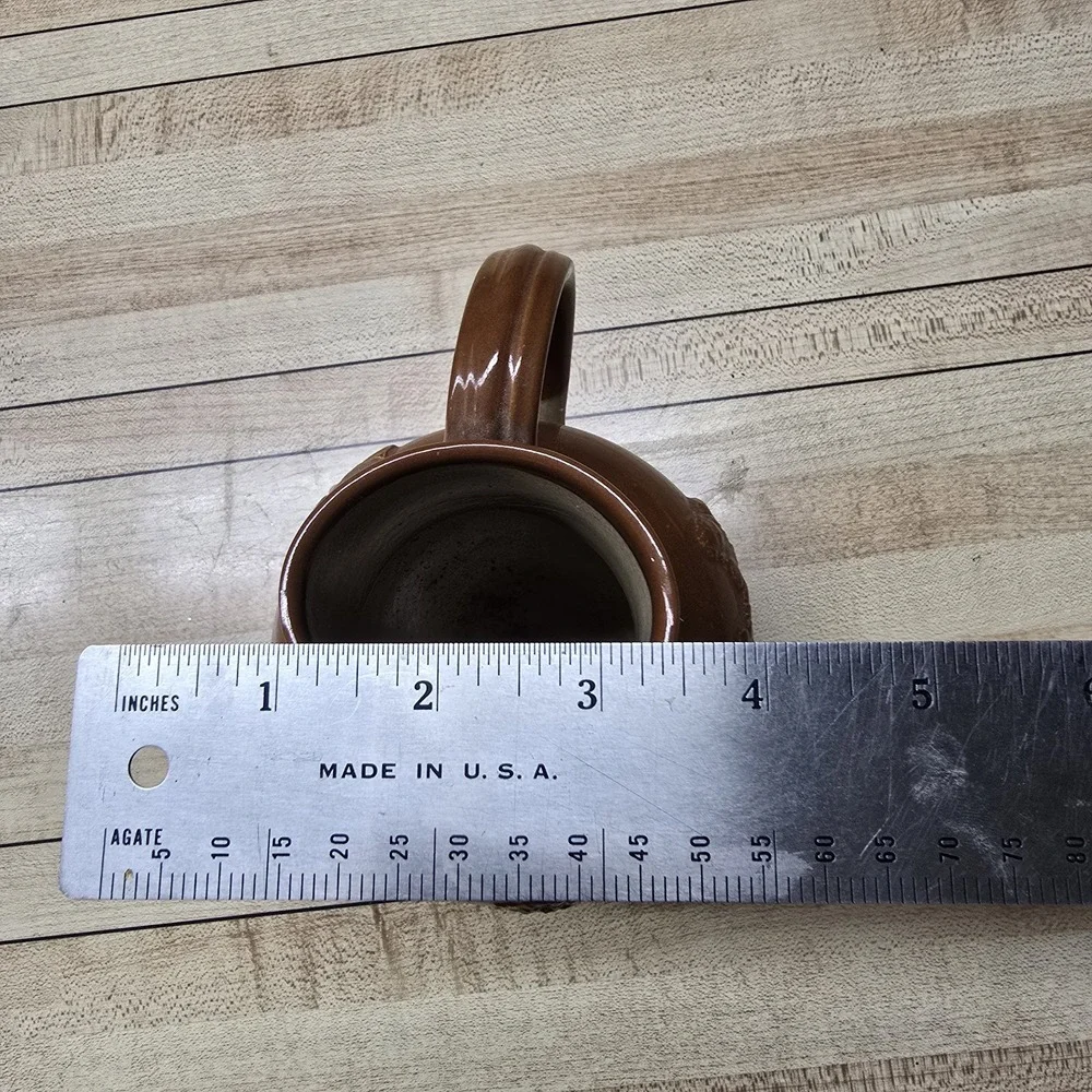 Antique Stoneware Hunting 5 1/2